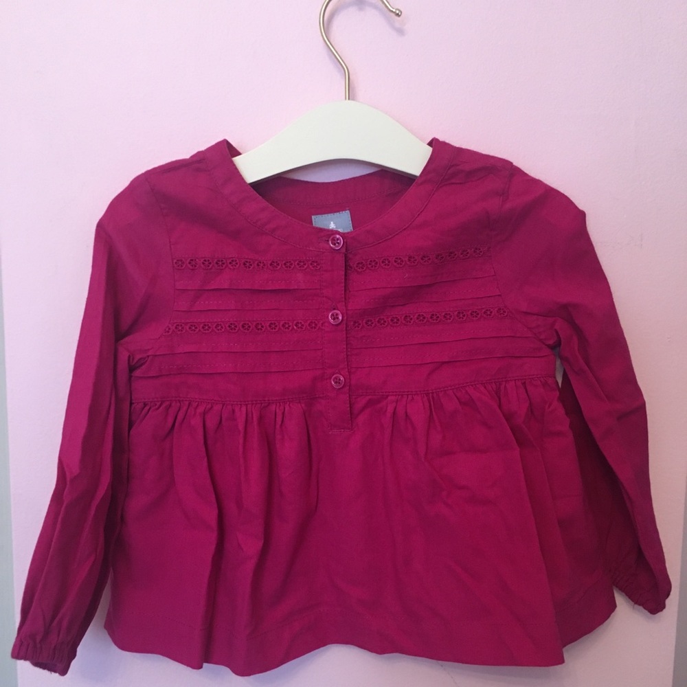 Baby Gap baby girl blouse long sleeve EUC